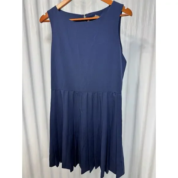alice and olivia a line dress Blue Satin Long A-Line Prom Dress, Beautiful A-Line Short Sleeve Eveni main image 1